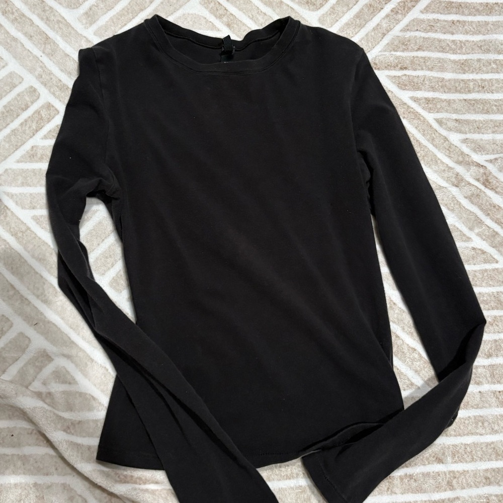 Skims cotton jersey long sleeve - Picture 2 of 3